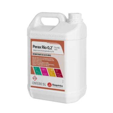 Imagem de Desinfetante Perax Rio 0,2 Pronto Uso (5l) - Rioquímica - Rioquimica