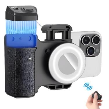 Imagem de Suporte Grip para Smartphone PH-30D Led e Controle Bluetooth - WorldVi