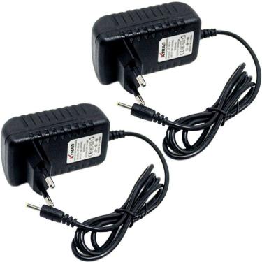 Imagem de Kit 2 Fonte Para Câmera Gps Dispositivos Cctv Pino 2,5x0,7mm