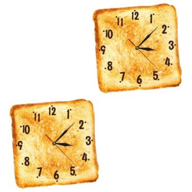 Imagem de TLTDSMY 2 peças relógio de parede moderno presentes de escritório relógio decorativo de parede Reloj De Pared Digital Casa Presentes Despertador para pendurar na parede, relógio de parede espelho de