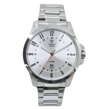 Imagem de Relógio Masculino de Aço Tuguir Analógico Infinity 6117H Prata e Cinza
