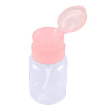 Imagem de Mini dispenser de acetona 100ml com trava rosa - MIX DA JO