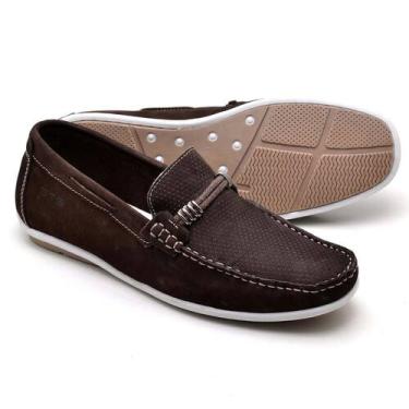 Imagem de Mocassim Gravata Veleiro  Sider Masculino - gts, Cafe, 37