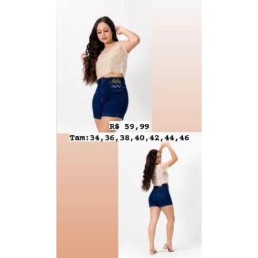 Imagem de Short preto cós alto - C&E