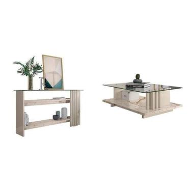 Imagem de Conjunto Aparador e Mesa de Centro Frizz - Espresso Móveis