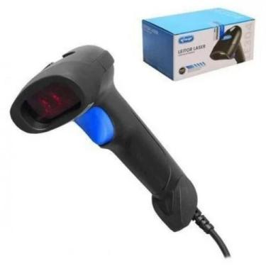 Imagem de leitor de codigo de barras com fio KP-1017A - KNUP