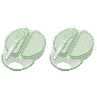 Imagem de Dr. Brown's Juego de Viaje con Cuenco y Cuchara Fresh, 2 piezas, Turqu