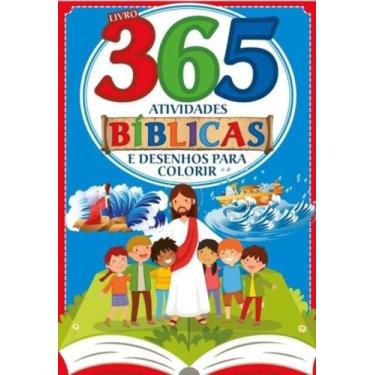 Imagem de Livro - Bíblicas Livro 365 Atividades e Desenhos para Colorir