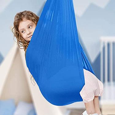 Imagem de Zerodis Balanço Sensorial Infantil Suprimentos Ao Ar Livre Brinquedos Ao Ar Livre Entretenimento para Crianças Entretenimento para Crianças Rede para Design Seguro e Confortável Perfeito para Salas de Jogos e (#2)