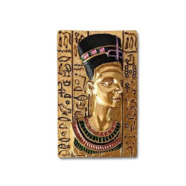 Imagem de Resina magnética de geladeira Egyptian Queen Nefertiti 3D 4,3x6,9cm