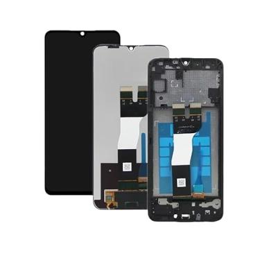 Imagem de AMOLED para Samsung Galaxy A05s (SM-A057F/SM-A057M/SM-A057G) Montagem digitalizador de tela sensível ao toque LCD com moldura, substituição completa do painel de vidro frontal de 6,7 polegadas (com