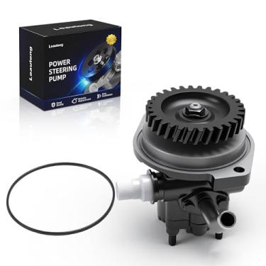 Imagem de Loautong Bomba de óleo de direção hidráulica para motor Isuzu 4HF1/4HE1/4HG1T, para caminhão NPR, substituição da bomba de óleo da direção hidráulica # 8-97136574-1