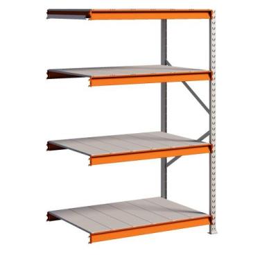 Imagem de Mini Porta Pallet MPP250 1 Continuação 2,00x1,20x0,60 4N Com Bandejas 