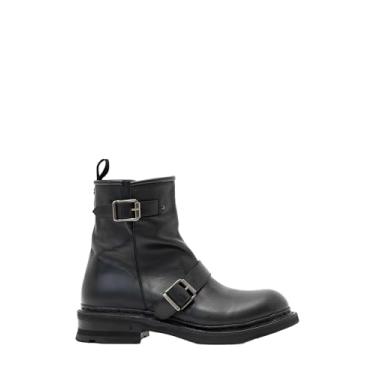 Imagem de John Varvatos Bota masculina Bergen Moto Boot, Preto, 39