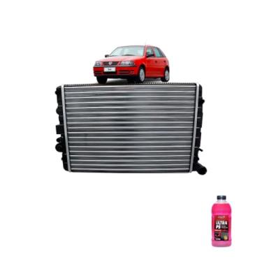 Imagem de Kit Radiador VW Gol AP 95> 8/16V C/Ar + Aditivo Radnaq T5 Vermelho