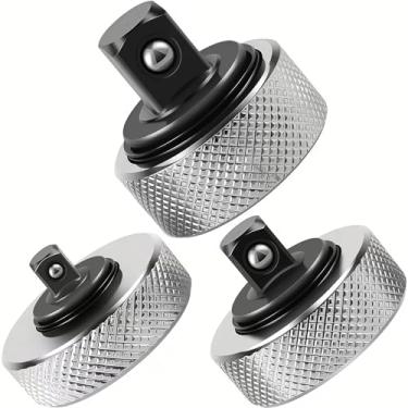 Imagem de Conjunto de 3 chaves catraca multifuncionais | 1/2 polegada, 3/8 polegadas e mini chave catraca de 4/4 polegadas com roda de polegar reversível para ferramentas de reparo manual