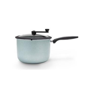 Imagem de Pipoqueira Brinox Pic Poc Antiaderente Ceramic Life 5,5 Litros Ø22 cm Verde Verde