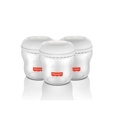 Imagem de Kit 3 Frascos para Armazenar Leite 150 ml Mom's Essentials Frisher Price - BB1077 BB1077