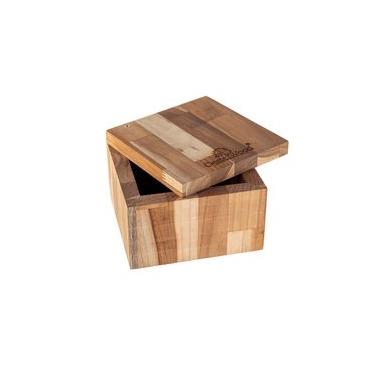 Imagem de Saleiro De Madeira Com Tampa - Oeste Wood