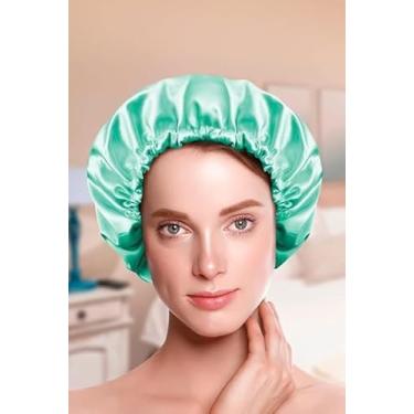 Imagem de Touca de Cetim Grande indicaca para Cabelos Longos, Anti Frizz, Envio de Cores Sortidas.