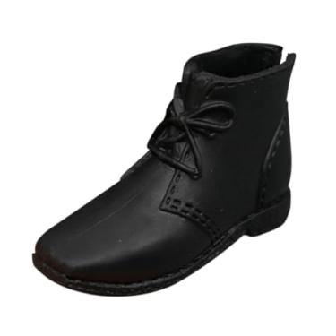 Imagem de Dynwave Sapatos para figuras de ação masculinas musculosas e fortes, itens colecionáveis ​​e sapatos para bonecos em miniatura, Cabeça Quadrada