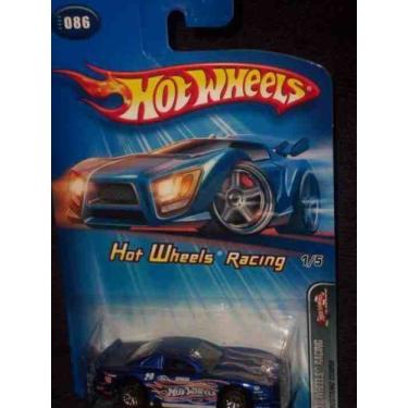 Imagem de Hot Wheels Racing Series #1 Mustang Cobra Blue 1:64 Scale Collectible Die Cast Car Model #2005-86