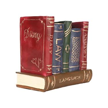 Imagem de Porta-Lápis, Estilo retrô, Resina, Porta-pincéis de Maquiagem retrô, Recipiente Multifuncional, Em Forma de Livro, Porta-canetas, Lápis de Mesa, Caixa de Armazenamento,