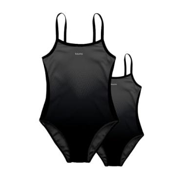 Imagem de COMBO MÃE E FILHA PAR MAIÔS WATER TECH COM FORRO E PROTEÇÃO UV CORES (Preto e Chumbo, GG e 12)