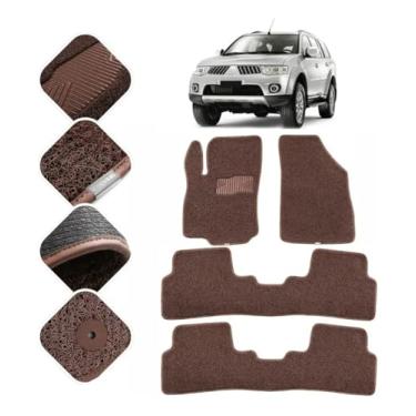 Imagem de Tapete Automotivo Kapazi Para Pajero Sport 7 Lugares - 2018 a 2025 (marrom)