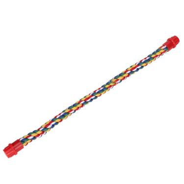 Imagem de Generic Brinquedo de Papagaio, Corda de Algodão Multicolorida, Estrutura Suspensa para Pássaros, Escalada Confortável e Atividade de Mastigação (M)