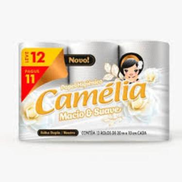 Imagem de Papel higienico camelia folha dupla 20m c/12 - Camélia