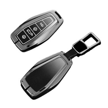 Imagem de Capa de couro para chave de carro, bolsa de liga de couro compatível com geextremamente emgrand x7 ex7 coolray atlas boyue gt gc9 nl3 tugella acessórios de estilo(Style9)