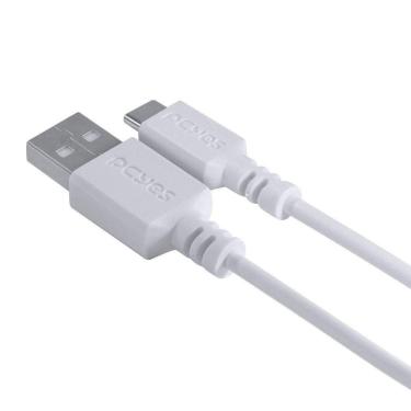 Imagem de Cabo Celular Usb A 2.0 Usb Tipo C 1m Branco