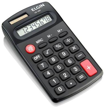Imagem de Calculadora de Mesa Elgin CB-1483 - Alimentação Solar e Bateria - 42CB