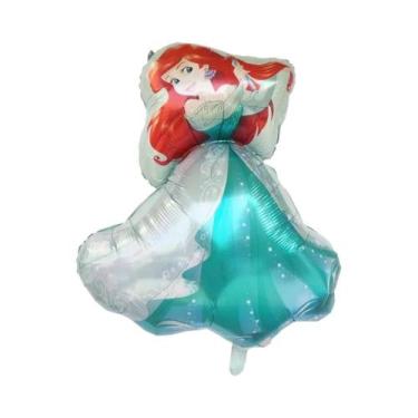 Imagem de Balões De Festa Ariel Sereia Para Crianças, Decoração De Aniversário, 