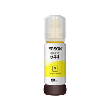 Imagem de Garrafa de Tinta Epson EcoTank T544420 Amarela Original Refil, Amarelo
