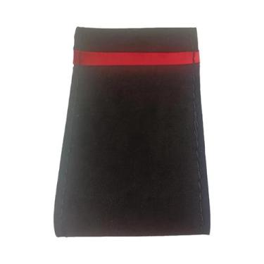 Imagem de Capa De Volante De Carro Em Suede Preto Trançado, Confortável, Resiste