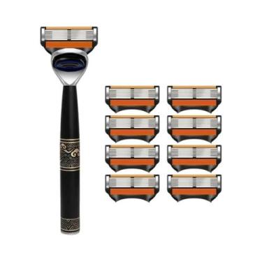 Imagem de Aparelho De Barbear Manual Com Lâmina De 6 Camadas Para Depilação De P