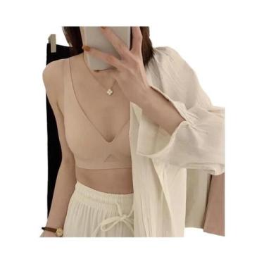 Imagem de Sutiã Sem Fio Push-up Sem Costura, Lingerie Sexy E Sedosa Para Mulhere