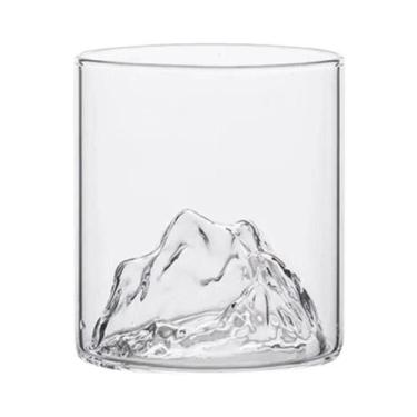 Imagem de Copo De Whisky Transparente Retro Resistente Ao Calor, Estilo Montanha
