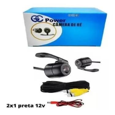 Imagem de Câmera De Ré Automotiva GC Visão Noturna LED 480p Embutir À - Congratu