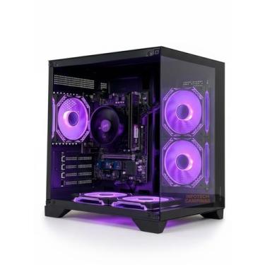 Imagem de PC Gamer Aquario Preto ou Branco  Ryzen 5 5600GT  16GB RAM  SSD NVMe 5