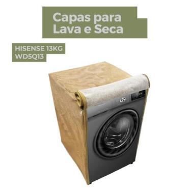 Imagem de Capa para lava e seca hisense 13kg wd5q13 impermeável flex - Capas Fle
