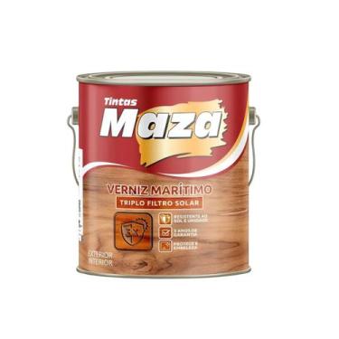 Imagem de Verniz Madeira Premium 3,6L Alta Resistência Externa - Maza, Mogno
