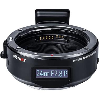 Imagem de VILTROX Adaptador de lente EF para Sony E Mount, foco automático de tela OLED, compatível com lentes Canon EOS EF - a7r iv, a7 iv, a7 iii, a7r iii, a6500
