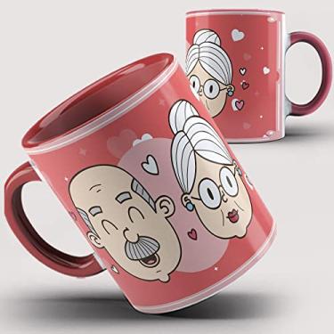 Imagem de Caneca Vermelha Feliz dia dos Avós 20ia
