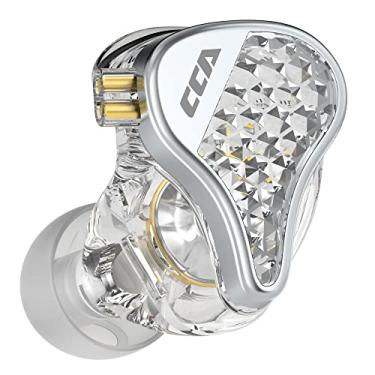 Imagem de CCA LYRA In Ear Monitor, fones de ouvido IEM magnéticos duplos de 10 mm para graves profundos e detalhes finos, fones de ouvido com fio com cabo removível sem emaranhamento