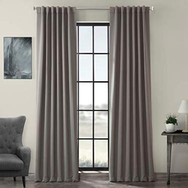 Imagem de HPD Half Price Drapes Cortinas de escurecimento de quarto 213 cm de comprimento para quarto e sala de estar (1 painel), 127 x 213, cinza neutro
