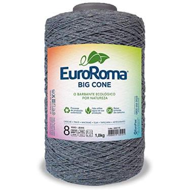 Imagem de Barbante Big Cone Colorido nº8 com 1,8kg EuroRoma - Cor 6000 Jeans