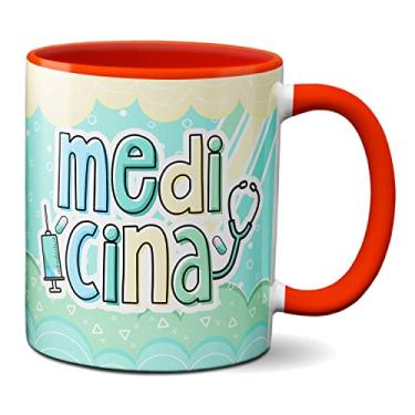 Imagem de Caneca Médico Profissional Medicina Profissão Presente (Vermelha)